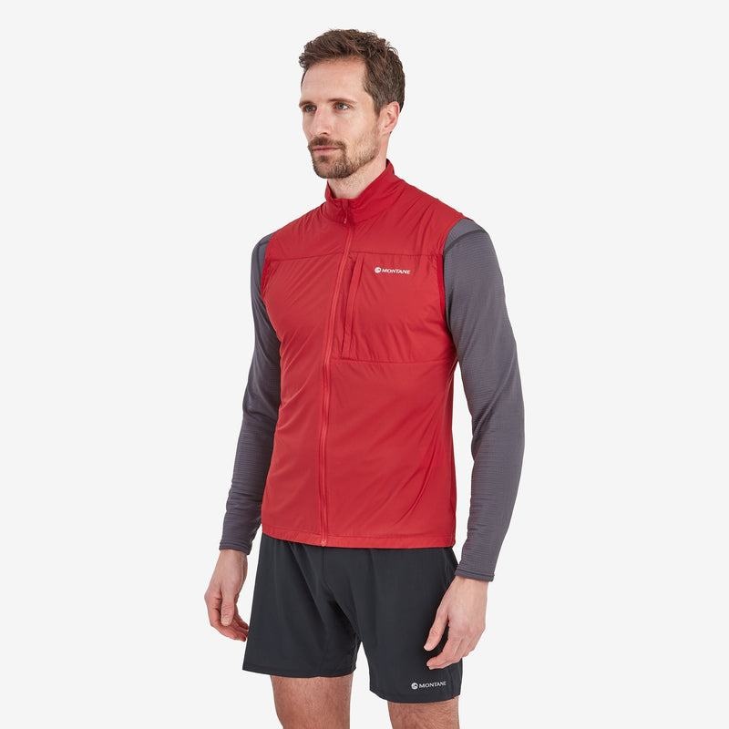 Montane Featherlite Windproof Gilet Heren Donkerrood | IPP8973EX