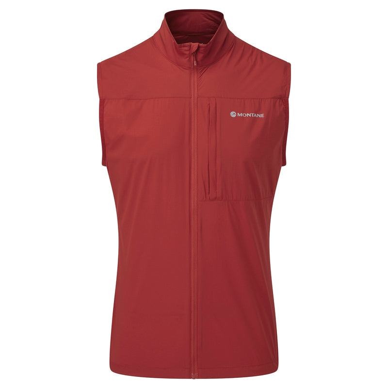 Montane Featherlite Windproof Gilet Heren Donkerrood | IPP8973EX