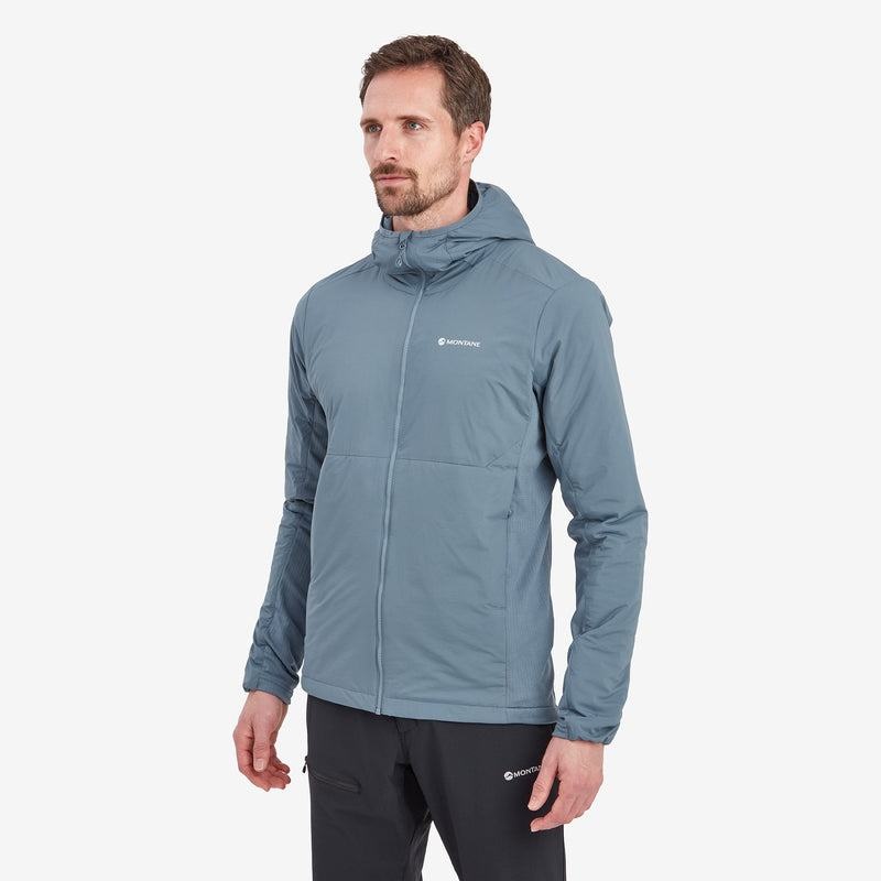 Montane Fireball Lite Met Capuchon Geïsoleerde Jassen Heren Grijs Blauw | PVG6763UI