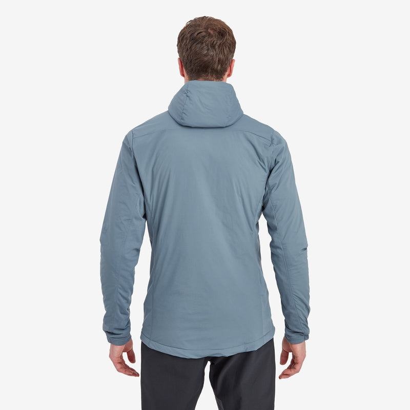 Montane Fireball Lite Met Capuchon Geïsoleerde Jassen Heren Grijs Blauw | PVG6763UI