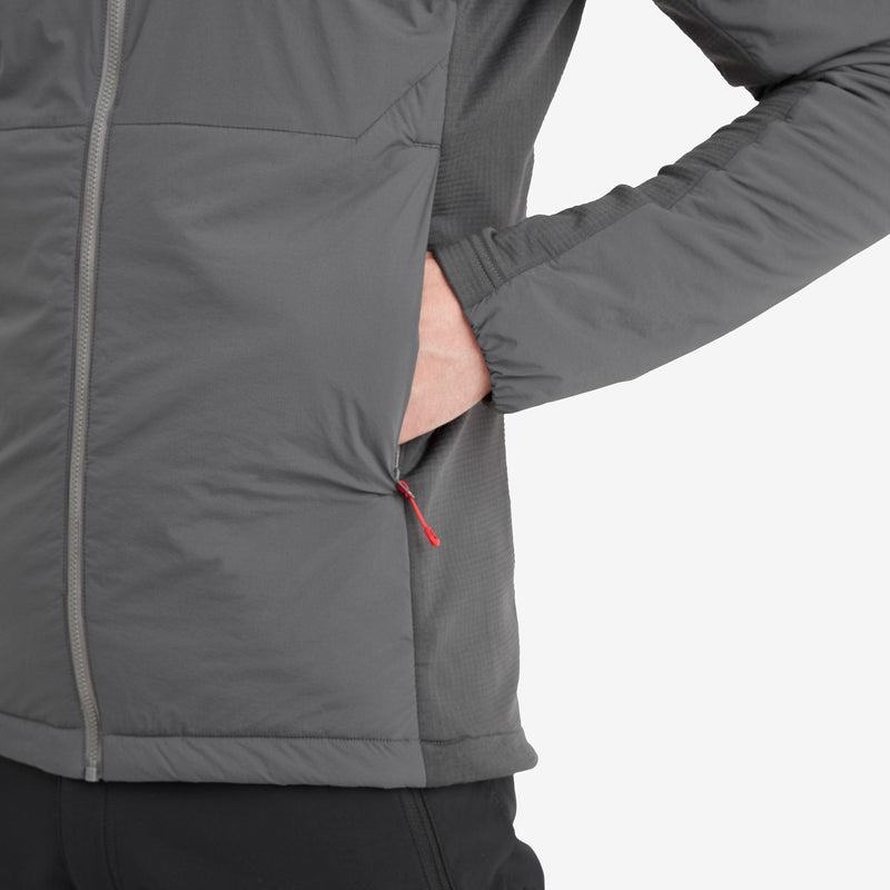 Montane Fireball Lite Met Capuchon Geïsoleerde Jassen Heren Donkergrijs | QAE1412RQ