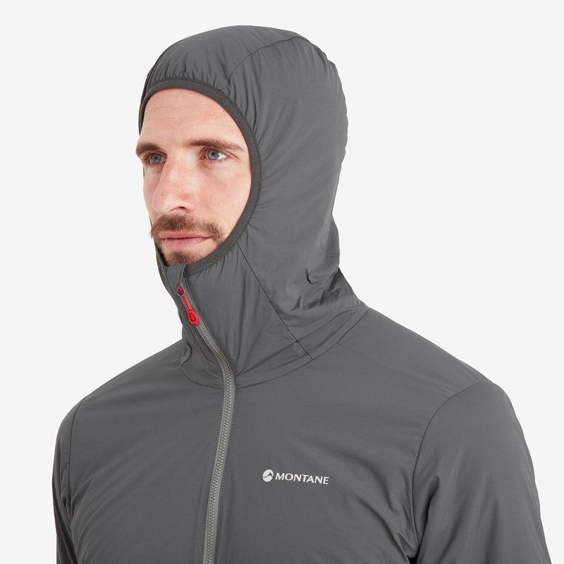 Montane Fireball Lite Met Capuchon Geïsoleerde Jassen Heren Donkergrijs | QAE1412RQ