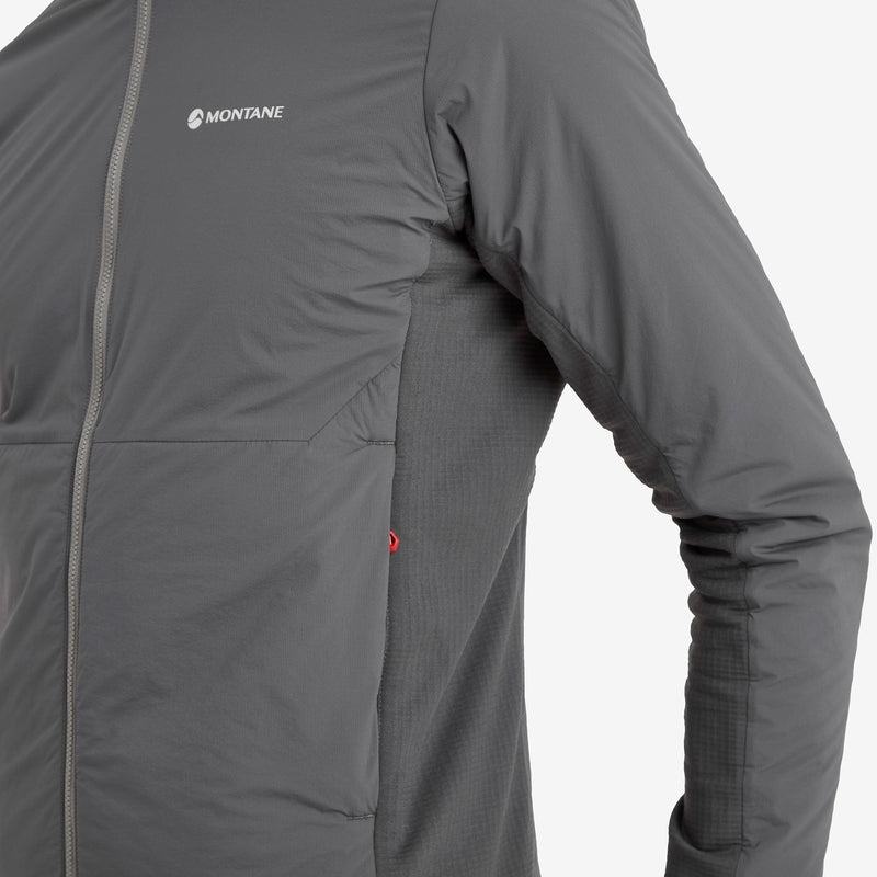 Montane Fireball Lite Met Capuchon Geïsoleerde Jassen Heren Donkergrijs | QAE1412RQ