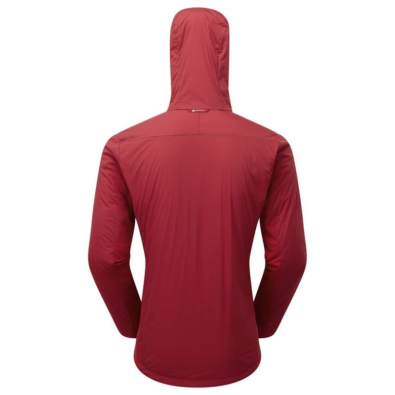 Montane Fireball Lite Met Capuchon Geïsoleerde Jassen Heren Donkerrood | MPS5968QR