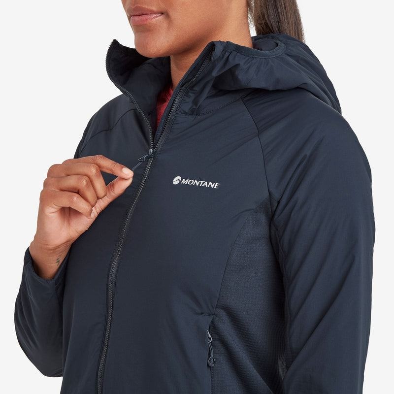 Montane Fireball Lite Met Capuchon Geïsoleerde Jassen Dames Donkerblauw | SFH6566UH