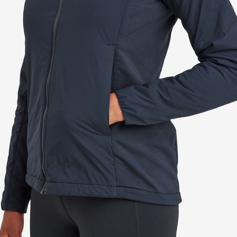 Montane Fireball Lite Met Capuchon Geïsoleerde Jassen Dames Donkerblauw | SFH6566UH