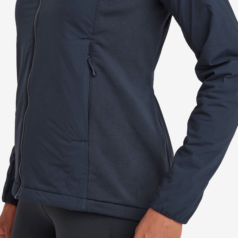 Montane Fireball Lite Met Capuchon Geïsoleerde Jassen Dames Donkerblauw | SFH6566UH