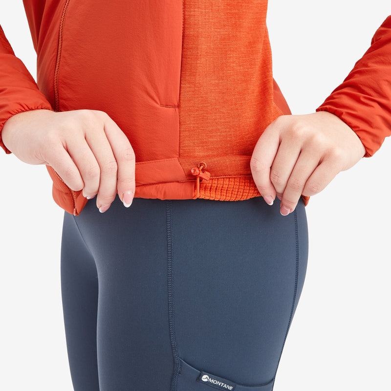 Montane Fireball Lite Met Capuchon Geïsoleerde Jassen Dames Oranje Rood | FWQ3926FC