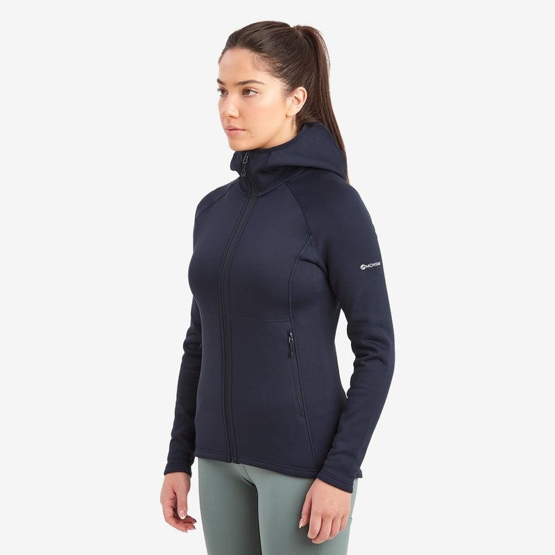 Montane Fury Met Capuchon Fleece Jassen Dames Donkerblauw | AGK9550PA