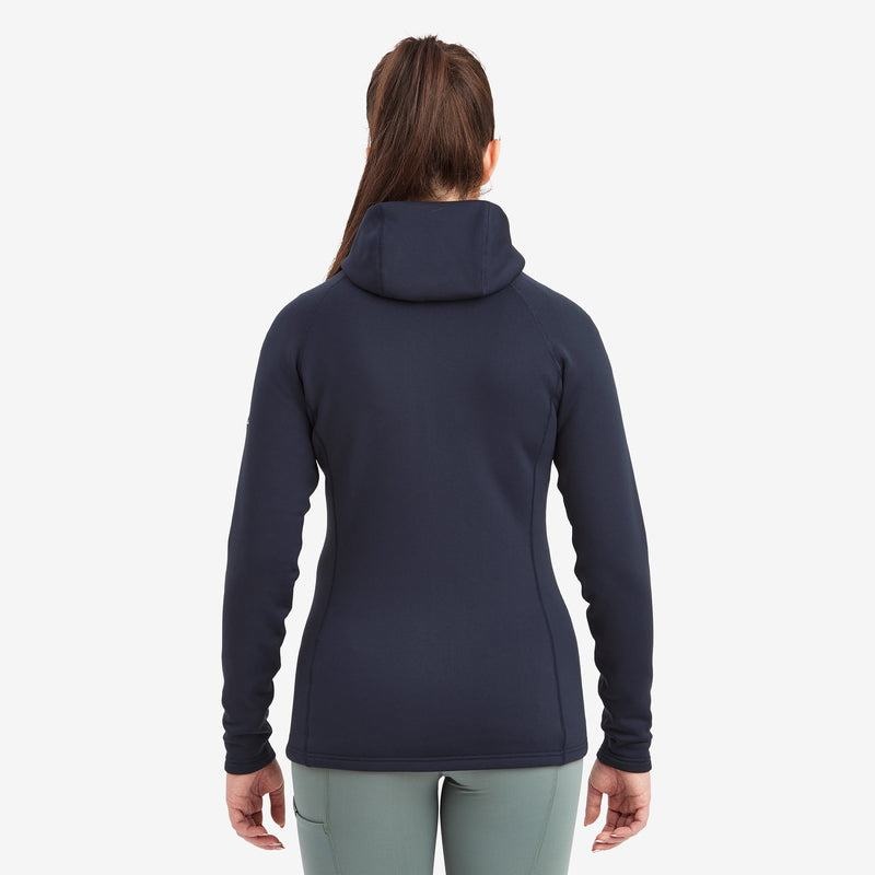 Montane Fury Met Capuchon Fleece Jassen Dames Donkerblauw | AGK9550PA