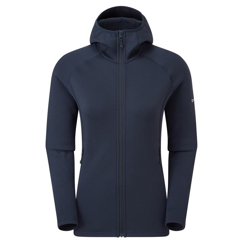 Montane Fury Met Capuchon Fleece Jassen Dames Donkerblauw | AGK9550PA