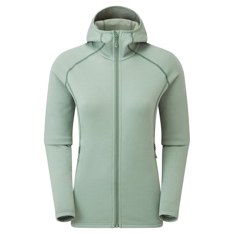 Montane Fury Met Capuchon Fleece Jassen Dames Grijs Groen | JXF5074QI