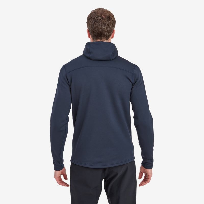 Montane Fury Met Capuchon Fleece Jassen Heren Donkerblauw | RVK9126UB