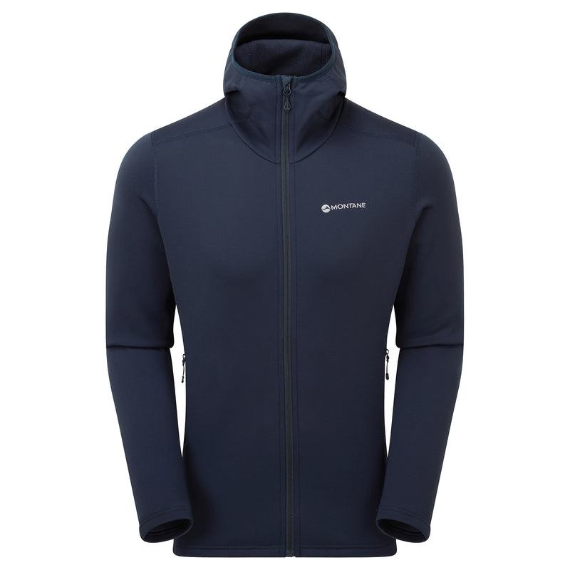 Montane Fury Met Capuchon Fleece Jassen Heren Donkerblauw | RVK9126UB