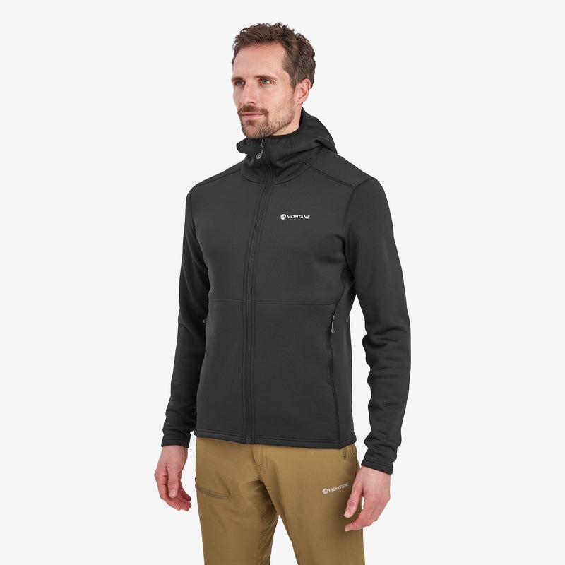 Montane Fury Met Capuchon Fleece Jassen Heren Zwart | TUJ2461TB