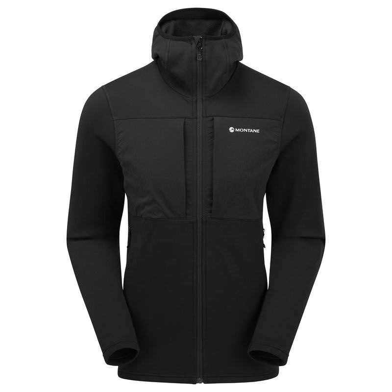 Montane Fury XT Met Capuchon Fleece Jassen Heren Zwart | MTW339QB