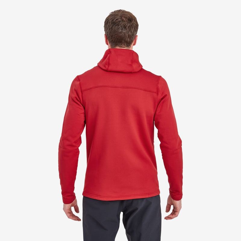 Montane Fury XT Met Capuchon Fleece Jassen Heren Donkerrood | MRD190OK