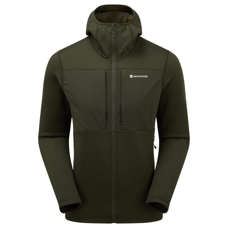 Montane Fury XT Met Capuchon Fleece Jassen Heren Donkergroen | MTE6195ZW