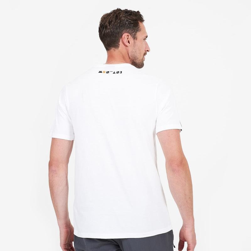 Montane Geometry T-shirts Heren Wit | UZB9838WC