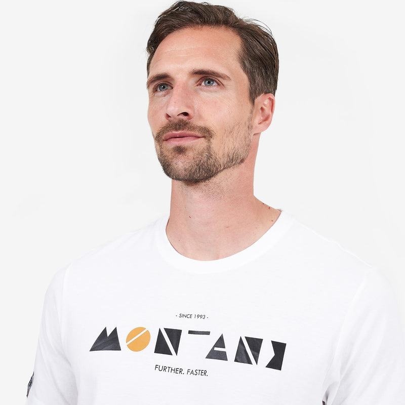 Montane Geometry T-shirts Heren Wit | UZB9838WC