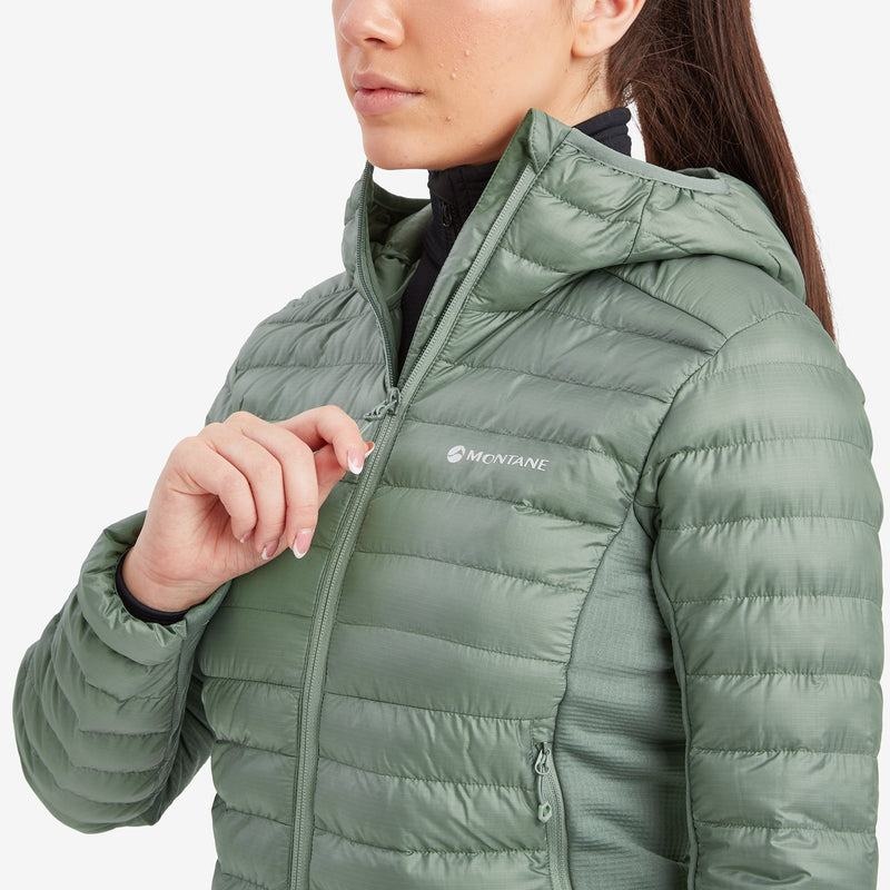 Montane Icarus Lite Met Capuchon Jassen Dames Grijs Groen | BYI88100BO