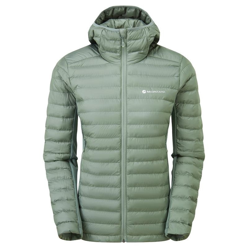 Montane Icarus Lite Met Capuchon Jassen Dames Grijs Groen | BYI88100BO