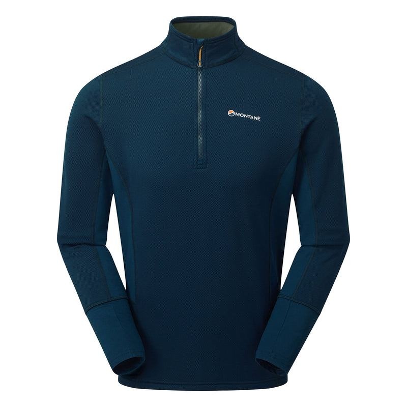 Montane Iridium Hybride Pull-On Fleece Jassen Heren Donkerblauw Blauw | XRX9736VG