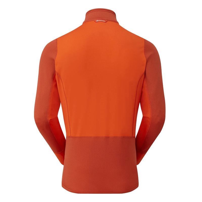 Montane Iridium Hybride Pull-On Fleece Jassen Heren Oranje | ZIF439SR