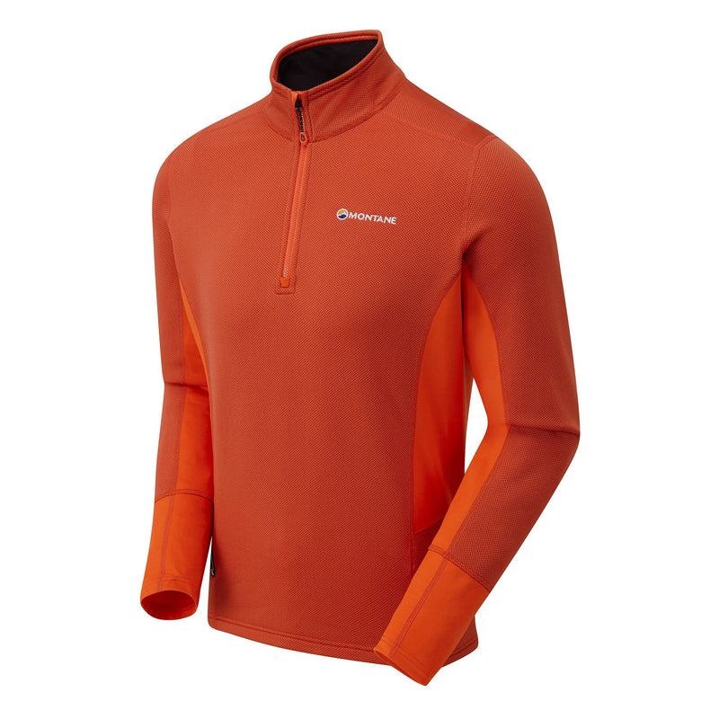 Montane Iridium Hybride Pull-On Fleece Jassen Heren Oranje | ZIF439SR