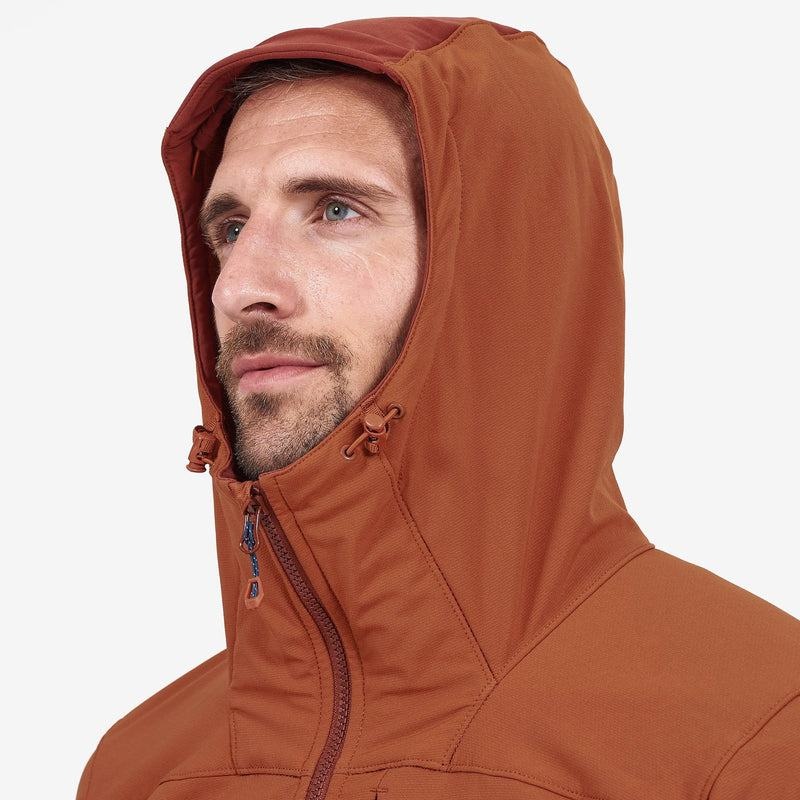 Montane Krypton Softshell Jas Heren Donkeroranje | ESD494IH