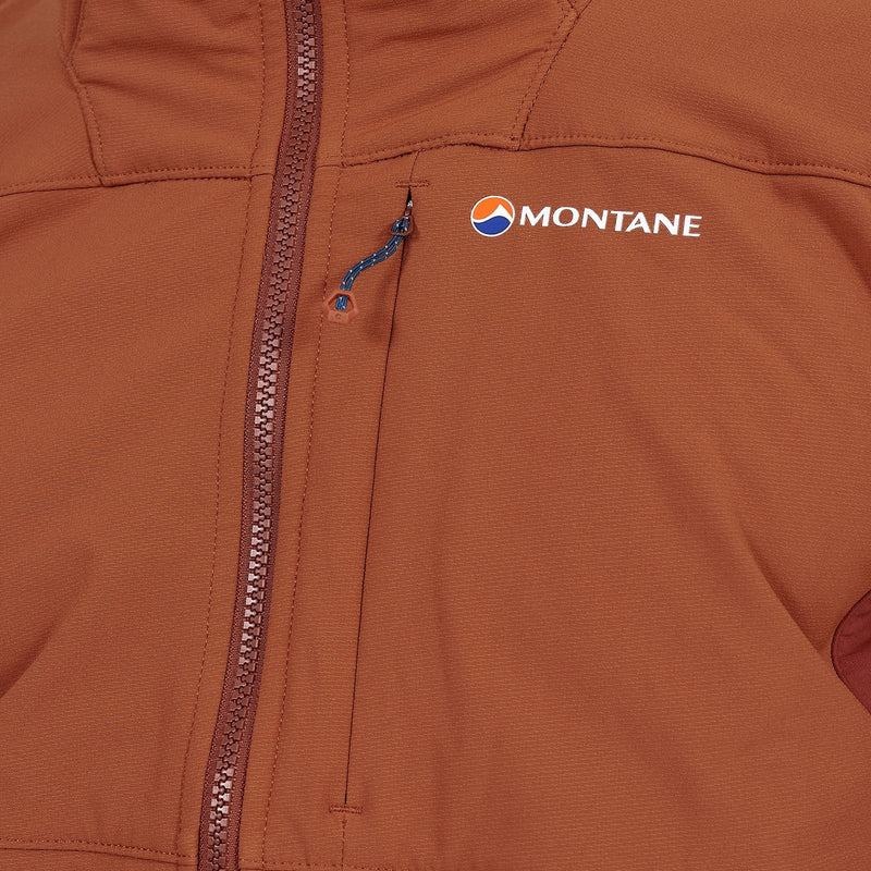 Montane Krypton Softshell Jas Heren Donkeroranje | ESD494IH