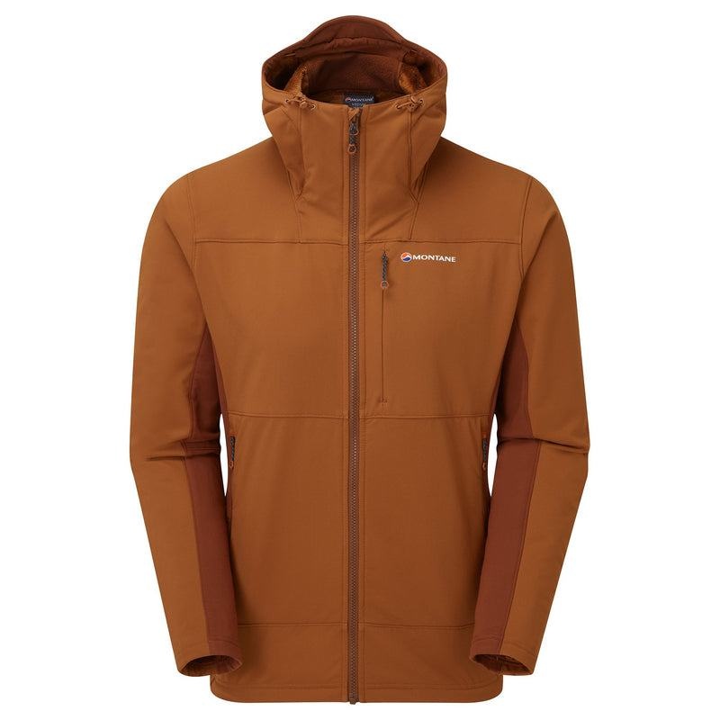 Montane Krypton Softshell Jas Heren Donkeroranje | ESD494IH