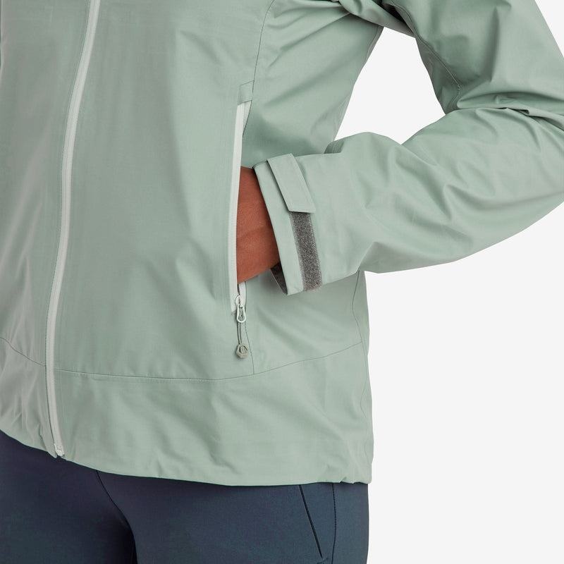 Montane Phase Lite Waterdichte Jas Dames Grijs Groen | NJJ8582OB