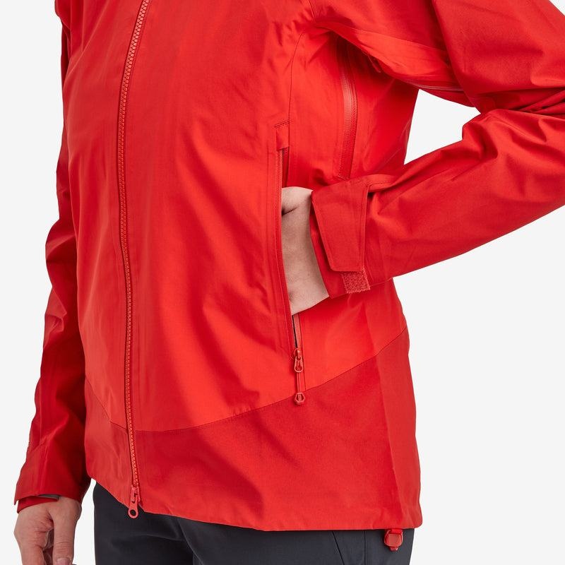 Montane Phase XPD Waterdichte Jas Dames Rood | MBU8539BT