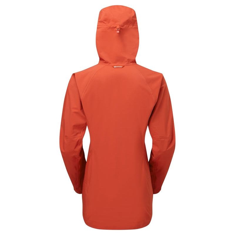 Montane Phase XT Waterdichte Jas Dames Oranje Rood | EGA6669DA