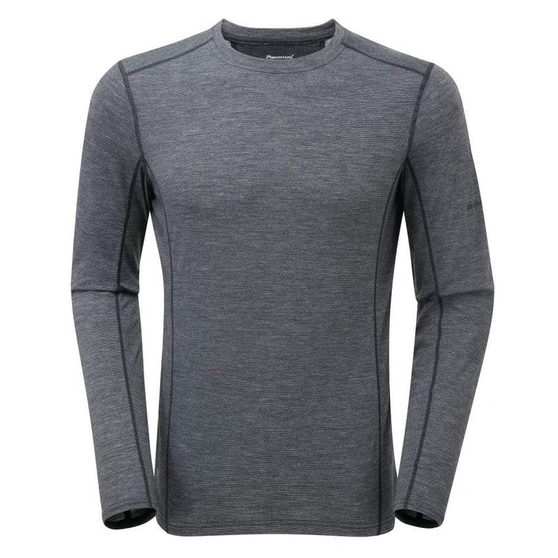 Montane Primino 140 Long Sleeve T-shirts Heren Zwart | LVI598KF