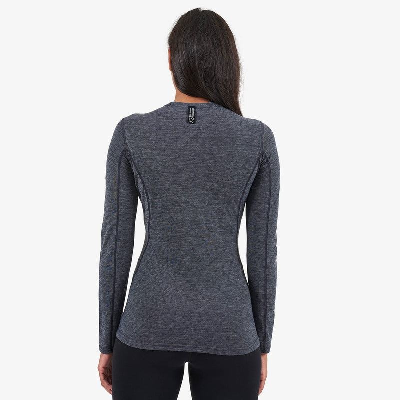 Montane Primino 140 Long Sleeve T-shirts Dames Zwart | GPG8264PD