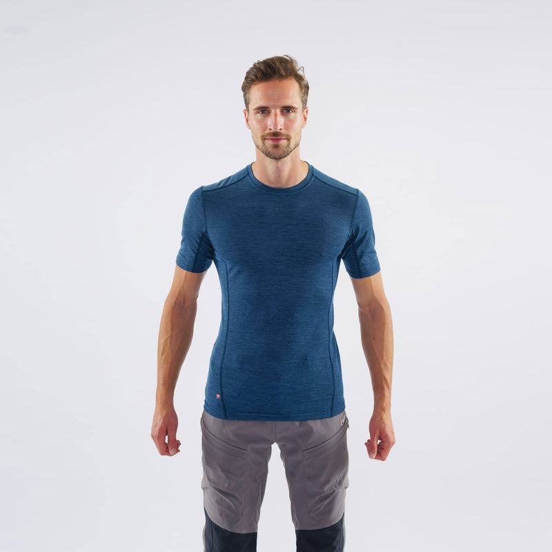 Montane Primino 140 T-shirts Heren Donkerblauw Blauw | QDE9419IN