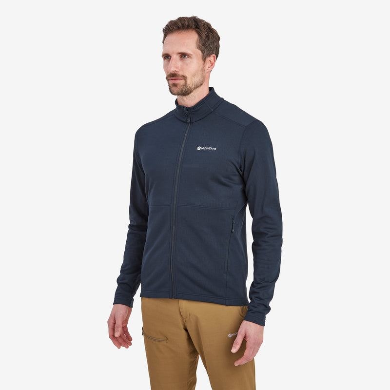 Montane Protium Fleece Jassen Heren Donkerblauw | EBS1290EC