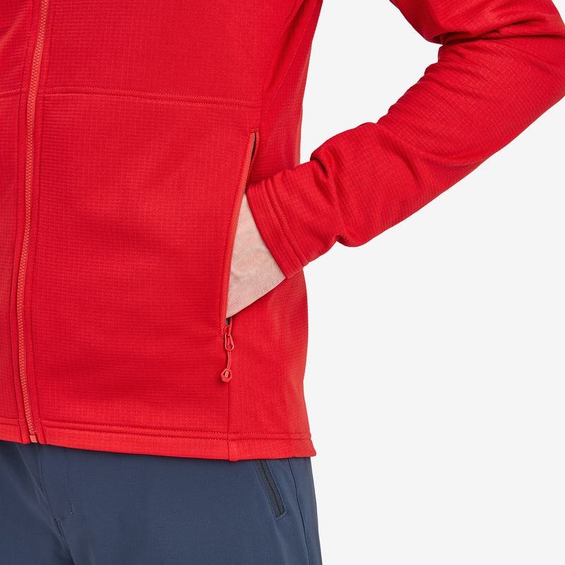 Montane Protium Fleece Jassen Heren Rood | MWI9674GE