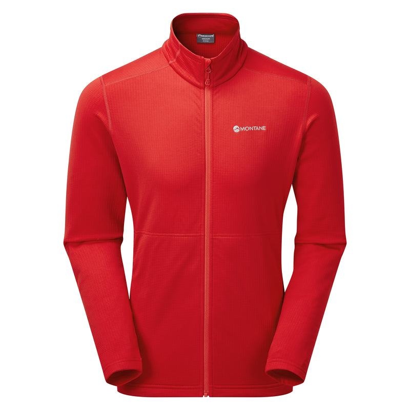 Montane Protium Fleece Jassen Heren Rood | MWI9674GE