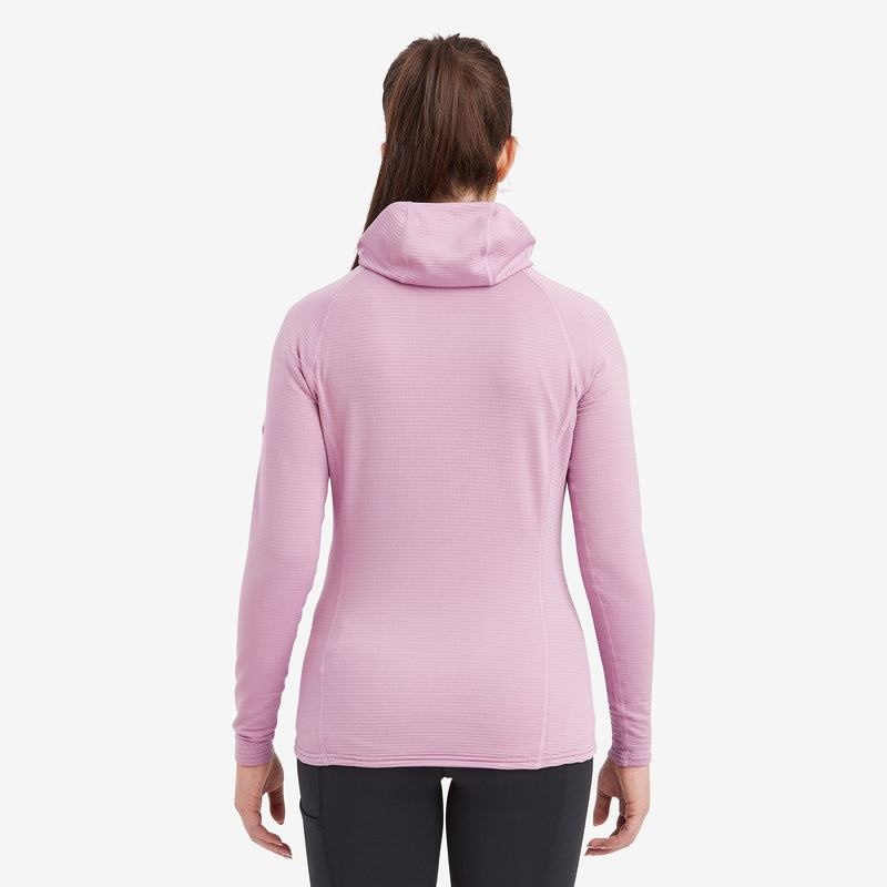 Montane Protium Lite Met Capuchon Pull On Vlies Dames Grijs Paars | SFM6457PK