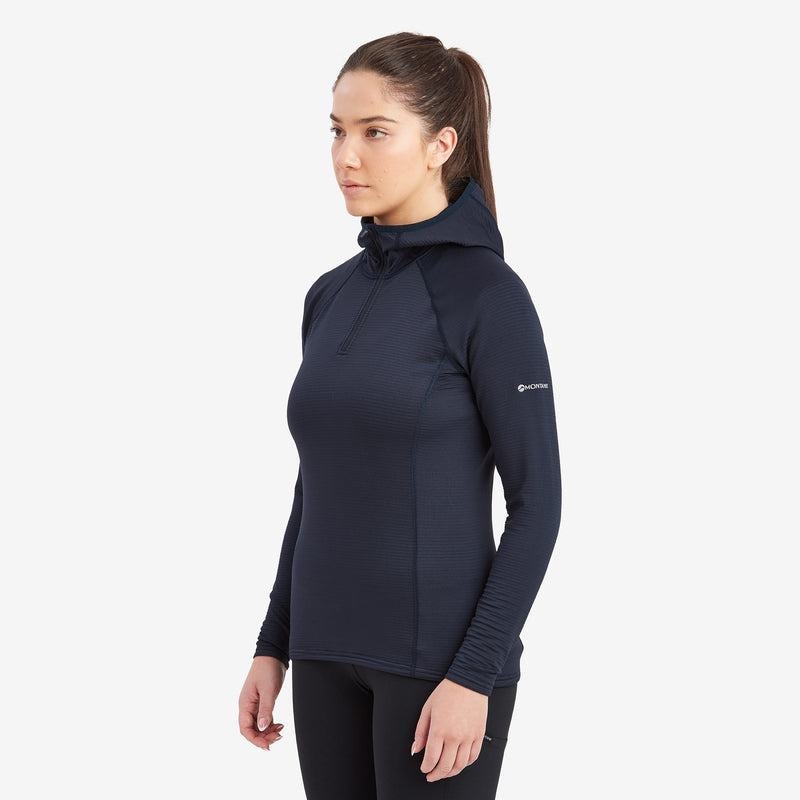 Montane Protium Lite Met Capuchon Pull On Vlies Dames Donkerblauw | CVE3163IQ