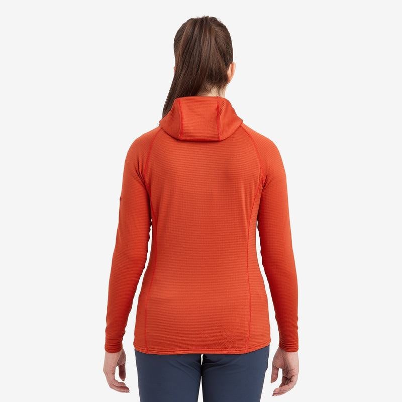 Montane Protium Lite Met Capuchon Pull On Vlies Dames Oranje Rood | WOV1425JS