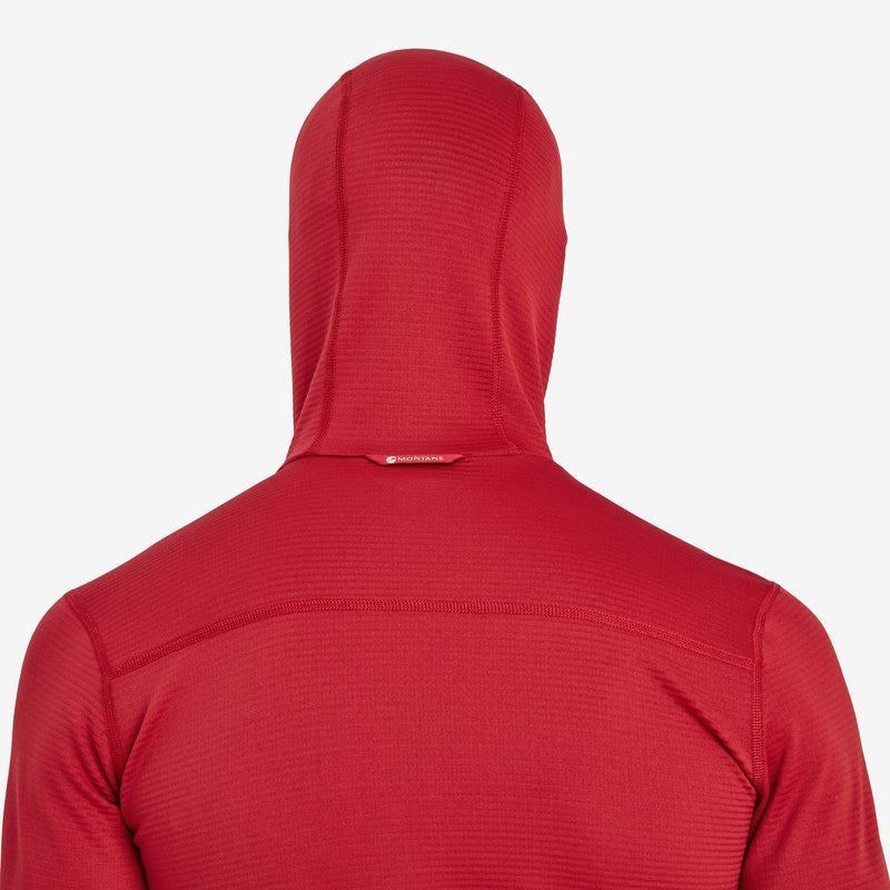 Montane Protium Lite Met Capuchon Pull On Vlies Heren Donkerrood | EAR4062JS