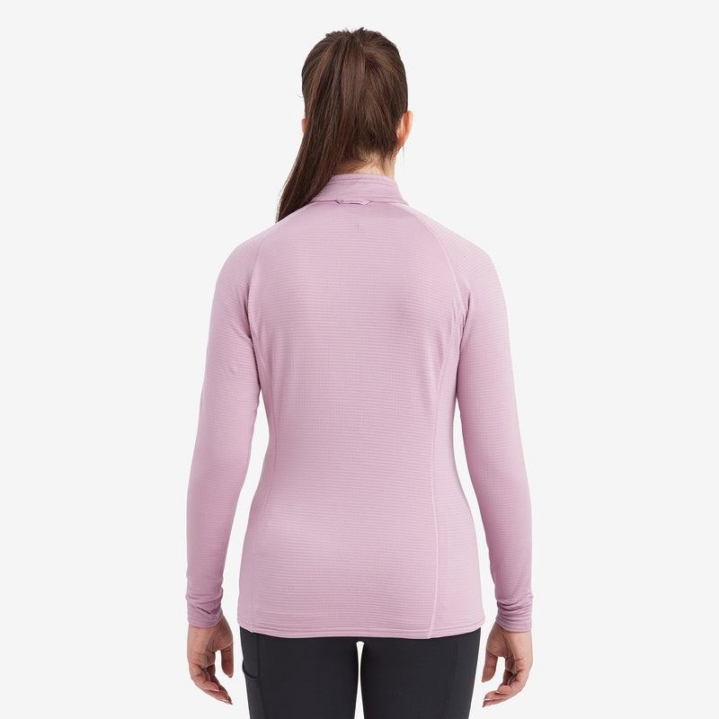 Montane Protium Lite Pull On Vlies Dames Grijs Paars | TAX3380SI