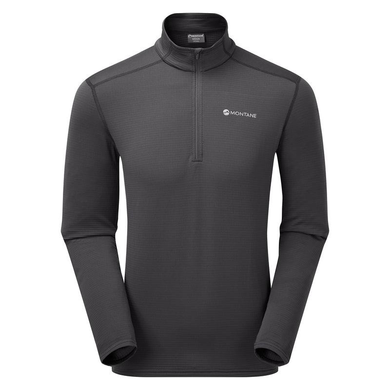 Montane Protium Lite Pull On Vlies Heren Donkergrijs | LKD7012CZ