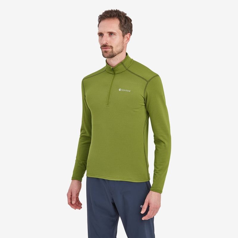 Montane Protium Lite Pull On Vlies Heren Groen | HXN9146RZ