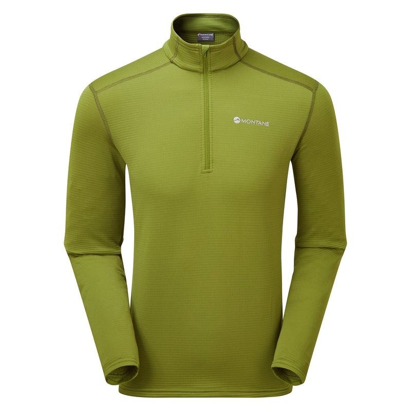 Montane Protium Lite Pull On Vlies Heren Groen | HXN9146RZ