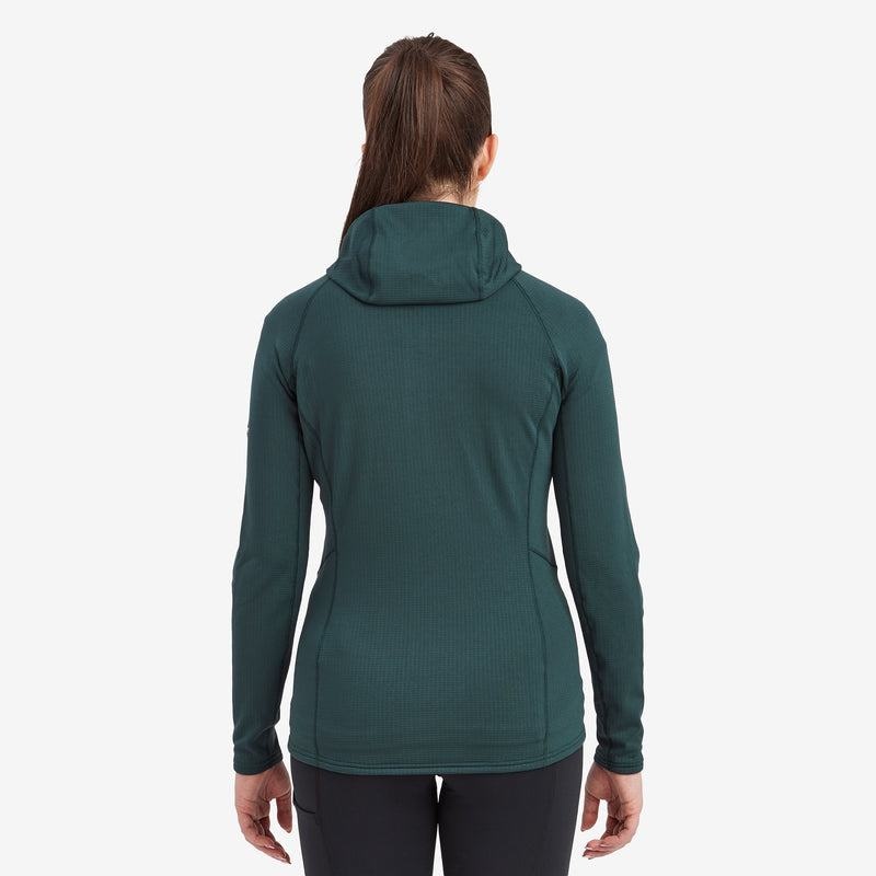 Montane Protium Met Capuchon Fleece Jassen Dames Olijfgroen Groen | HIV4112VL